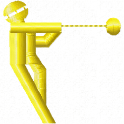 Sports Symbols Embroidery Design 1